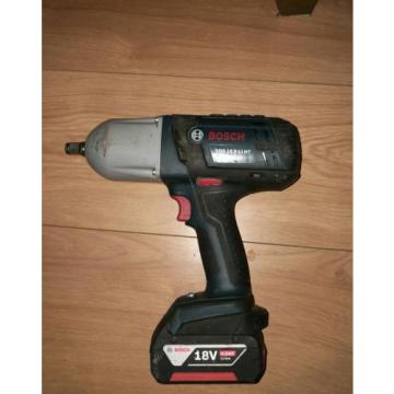 Bosch GDS 18 V-LI HT High Torque Impact Wrench inc 1x 4Ah Battery