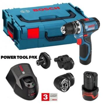 new - Bosch GSR 12V-15 FC Combination KIT / SET 06019F6070 3165140847728