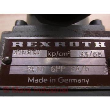 Rexroth Mexico Mexico 2LNF 6PP 2A/B Control Valve - New No Box