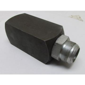 Rexroth Canada Greece Hycon 45/84 Carbon Steel 1-1/2&#034; Check Valve Hydraulic 1-7/8x12 Thread