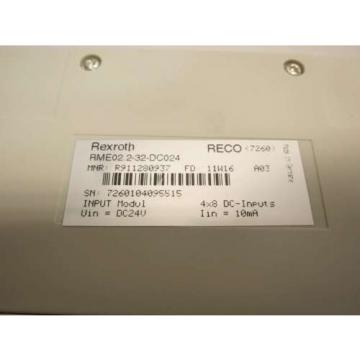 NEW Italy Singapore REXROTH RME02.2-32-DC024 24V-DC INPUT MODULE D527714