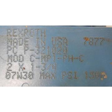 REXROTH, India Singapore BOSCH, HYDRAULIC CYLINDER, P-321020, MOD C-MP1-PH-C, 2&#034; X 1-3/4&#034;