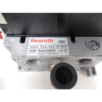 USED Australia Dutch Rexroth R480229625 CD26-PL Pneumatic Valve Bank Module 576351...0