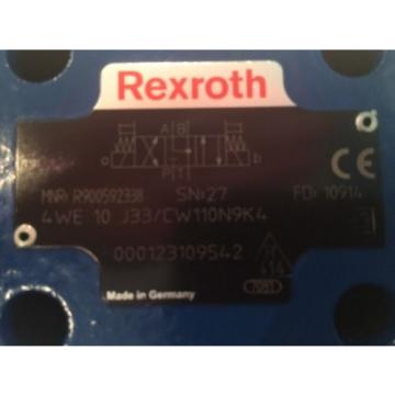 REXROTH Greece Greece 4WEJ33/CW110N9K4 DIRECTIONAL VALVE, 4/3, &#039;J&#039; SPOOL, WITH 110V COILS