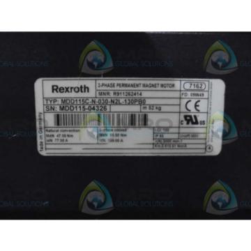 REXROTH Greece France MDD115C-N-030-N2L-130PB0 *NEW IN BOX*