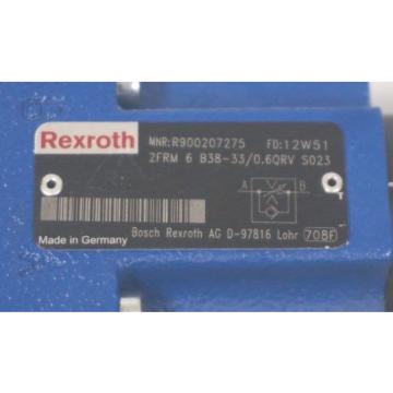 NEW Germany Russia REXROTH R900207275 FLOW CONTROL VALVE 2FRM-B-B38-33/0.6QRV-S023