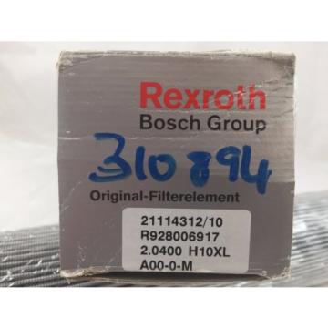 Genuine China Italy Bosch Rexroth R928006917 Replacement Hydraulic Filter Element 10μm H10XL