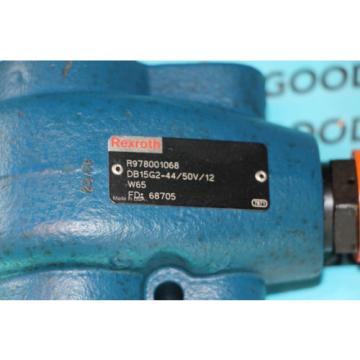 Rexroth Mexico Germany R978001068 DB15G2-44/50V/12 Hydraulic Pressure Relieve Valve New