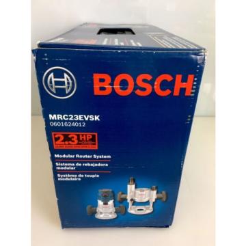 Bosch MRC23EVSK 2.3 HP Combination Plunge  Fixed-Base Variable Speed Router Pack