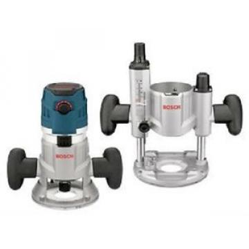 BOSCH MRC23EVSK ROUTER SYSTEM KIT FIXED &amp; PLUNGE BASE 1/4 &amp; 1/2 COLLET ELECTRIC