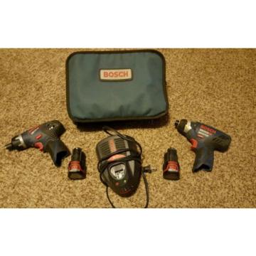 Litheon bosch 12v impact and drill x2 batteries and charger