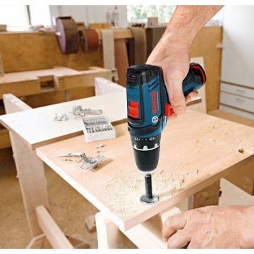 Bosch 12 Volt Max Lithium Ion 3/8 Inch 2 Speed Drill Driver Kit w/ 2 Batteries