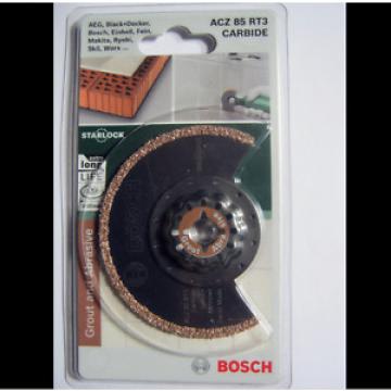 Bosch Starlock ACZ 85 RT3 Carbide RIFF Segment Saw Blade Grout &amp; Abrasive 85mm