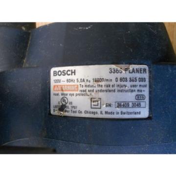 Bosch 3365 5 Amp Planer