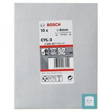 BOSCH PUNTE PER CALCESTRUZZO CYL-3 4 X 40 X 75 MM, D 3,3 MM