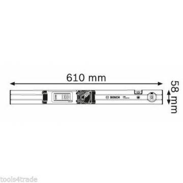 Bosch R60 Measuring Rail Level+ Pouch Suitable for GLM80 0601079000