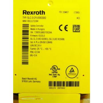 Rexroth France Singapore SLC-3-CPU000300 Safety Control   &gt; ungebraucht! &lt;