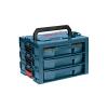 Bosch L-RACK Organized shelf system + drawers + handle Click &amp; Go Case LBoxx