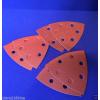 NEW Bosch Sanding Sheets x 6 Red Wood 60 120 240 grit Triangle 2608605165