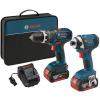 Bosch 18-Volt Lithium Ion (Li-ion) Cordless Combo Kit with Soft Case