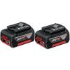 2x Bosch 18V 4.0AH COOLPACK Professional Li-Ion battery - New