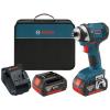 Bosch Impact Driver Cordless 18 Volt Lithium-Ion 1/4 in. Hex 4.0Ah Batteries