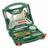 Bosch 2607019329 X-Line Set Misto, 70 Pezzi, Titanium, Avvitamento e Foratura