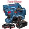 Bosch 18v GHO18 V-LI Cordless Planer L-BOXX + 2 x 4.Ah Batteries + Charger #1 small image