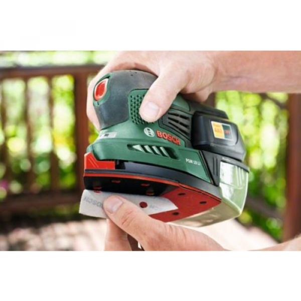 new Bosch ( 18v / 2.0ah ) PSM 18 Li Cordless Sander 06033A1372 3165140740036 * #2 image