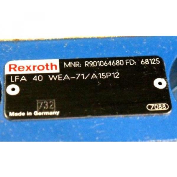 REXROTH Japan Canada LFA40WEA-71/A15P12 HYDRAULIC CARTRIDGE VALVE R901064680 NEW #4 image