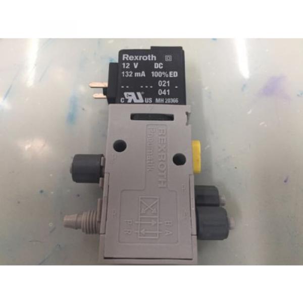 REXROTH Italy Japan R432008662 P-026641-004 4way Single Solenoid 12V DC Pneumatic Valve #3 image