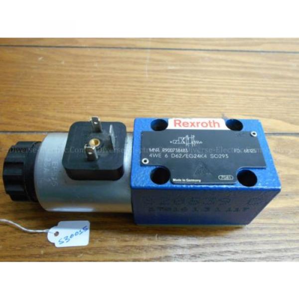 Bosch France Russia Rexroth R900738483 4WE 6 D62/EG24K4 SO293 Valve w/ R900221884 Solenoid 24V #1 image