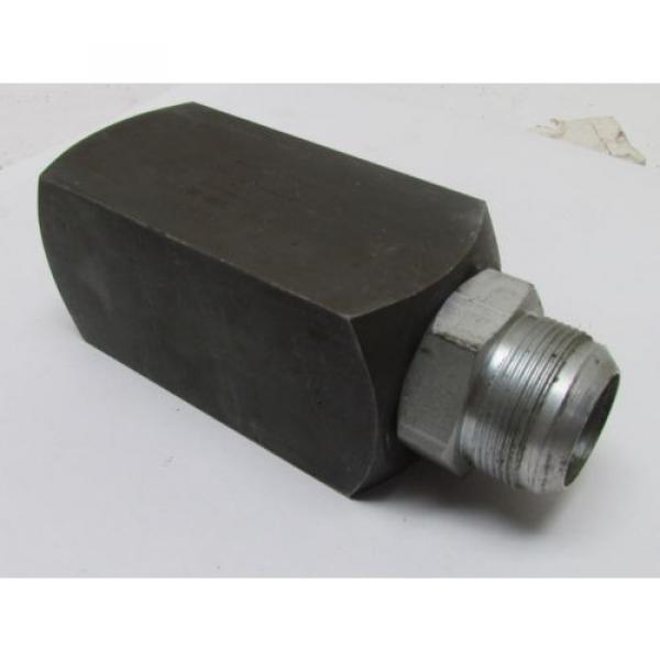 Rexroth Canada Greece Hycon 45/84 Carbon Steel 1-1/2&#034; Check Valve Hydraulic 1-7/8x12 Thread #6 image