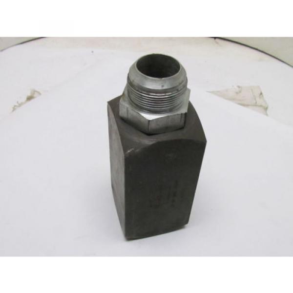 Rexroth Canada Greece Hycon 45/84 Carbon Steel 1-1/2&#034; Check Valve Hydraulic 1-7/8x12 Thread #7 image