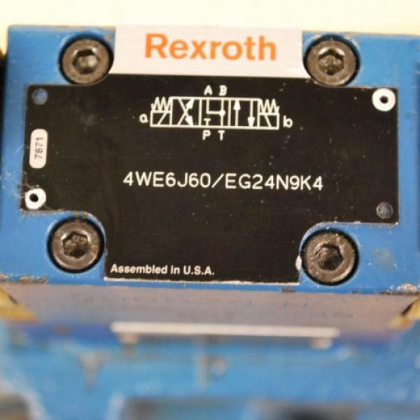 Rexroth Greece USA 4WEH22J74/6EG24N9ET, #ZDR6DP2-43/75YM/12, #4WE6J60/EG24N9K4 Assembly. #8 image