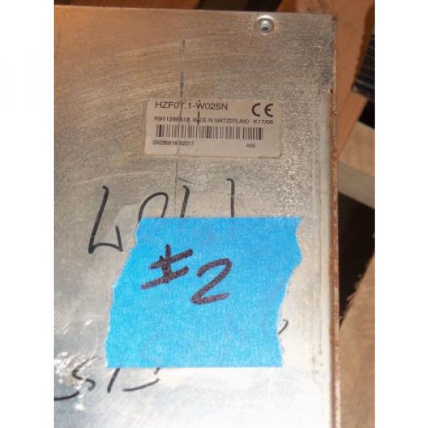 REXROTH Mexico Dutch INDRAMAT HZF01.1-W025N POWER SUPPLY AC SERVO CONTROLLER DRIVE #2 #2 image