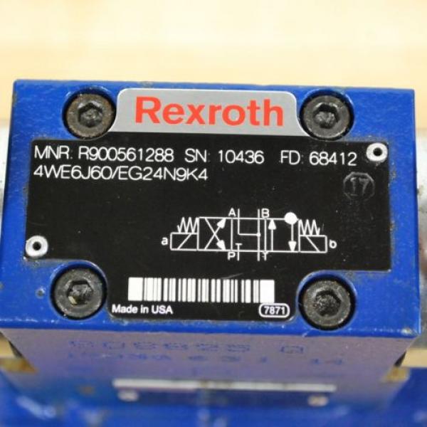 Rexroth Singapore Greece 4WEH22E76/6EG24N9EK4, #ZDR6DP2-43/75YM/12, #4WE6J60/EG24N9K4 Assembly. #8 image