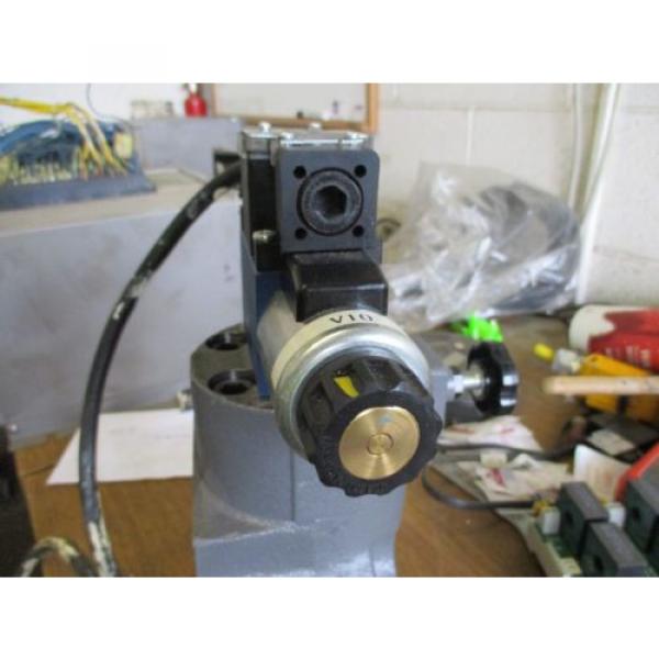 TOKYO Australia USA KEIKI PRESSURE RELIEF VALVE WITH REXROTH SLENOID VALVE TCG30-10-BV-12 #5 image