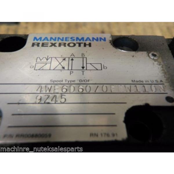 Rexroth France France Directional Valve 4WE6D60/0FEW110N _ 4WE6D600FEW110N #3 image