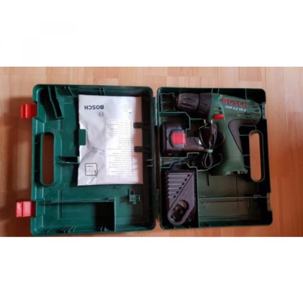 Taladro inalámbrico BOSCH PSR 9,6 VE-2 1.5 Ah CARGADOR (BATERÍA AVERIADA) #1 image