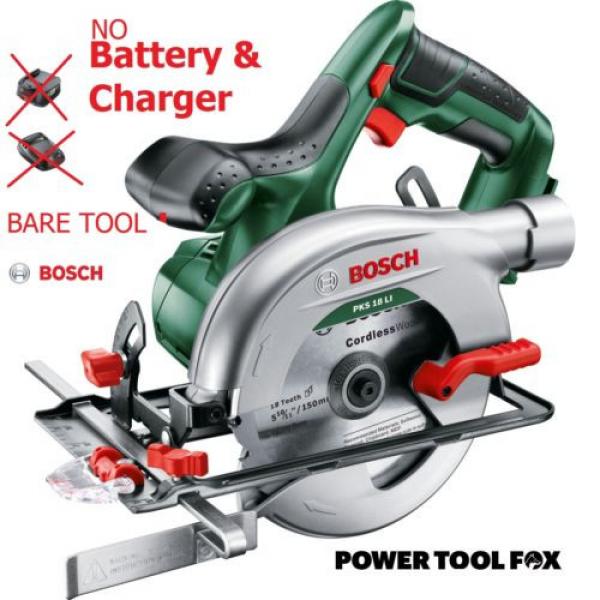 - Bosch - PKS 18 Li (BARE TOOL) Cordless Circular Saw 06033B1300 3165140743266.* #1 image