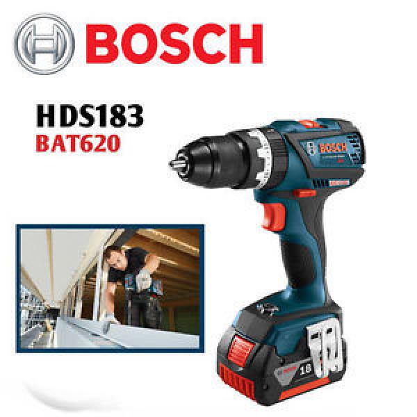 Bosch HDS183B 18V Li-Ion EC Brushless 1/2&#034; Hammer Drill Driver w/BAT620 NEW #1 image