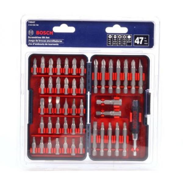 New Bosch 47 Piece Screwdriver Bit Set Star Security Hex Pc Tools Repair Driver #2 image