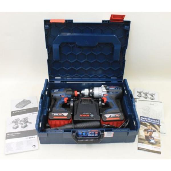 BNIB BOSCH Professional Robust Series Dual Drill Set GDX 18 V-EC/VE-2-LI Bundle #2 image