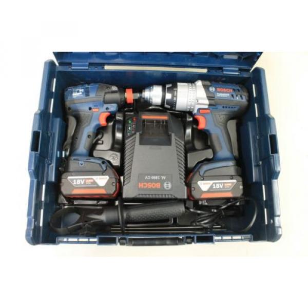 BNIB BOSCH Professional Robust Series Dual Drill Set GDX 18 V-EC/VE-2-LI Bundle #3 image