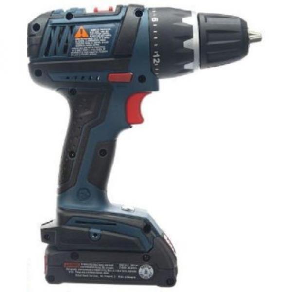 Bosch 18V 2Tool Kit w/Compact Tough Drill Driver Hex Impact Driver &amp; 2SlimPacks #2 image