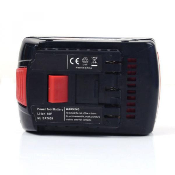 18V 4.0AH Li-ion Battery For Bosch BAT609 BAT618 17618 25618-01 2 607 336 091 #2 image