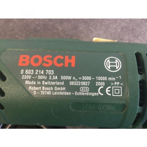 MULTISPAZZOLA LEVIGATRICE SMERIGLIATRICE ELETTRICA BOSCH PEB 500 E #9 image