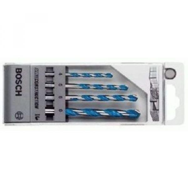 BOSCH 4pce MULTI-MATERIAL DRILL BIT SET IN CASE #2 image