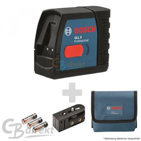 BOSCH LASER CROSS LINE LASER GLL 2 + HOLDER + BAG LINE LASER #2 image